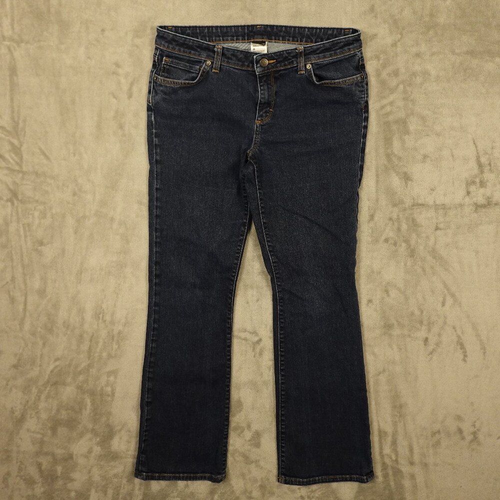 Patagonia jeans mid rise‎ bootcut women's 31 blue denim Organic Cotton